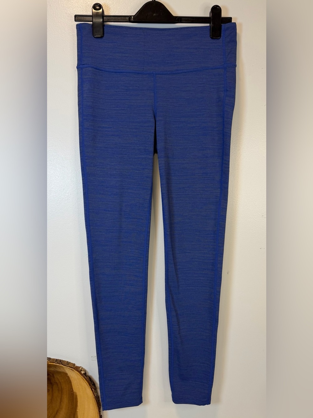 Athleta Chaturanga Spacedye Leggings Yoga Pants Blue Stretch Women’s Medium